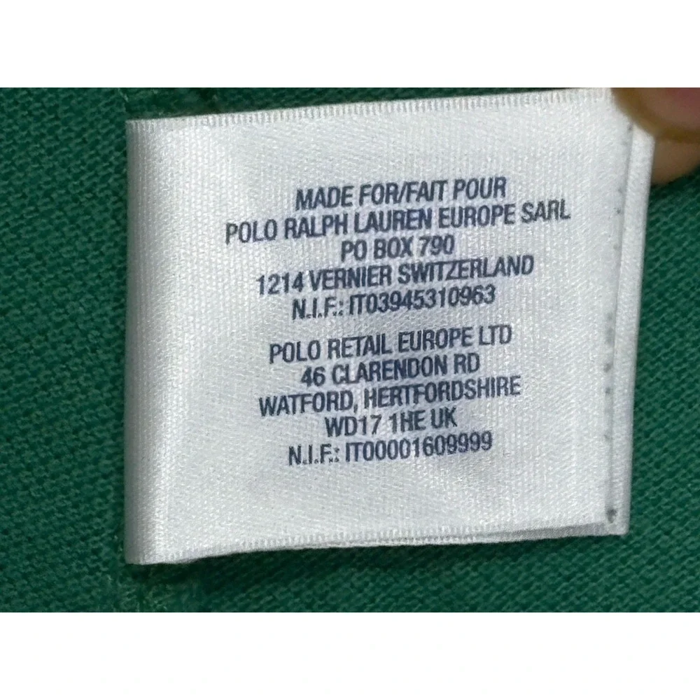 Ralph Lauren Big Pony T-shirt Multi Color Kids Boys Size Large 14-16 Blue Pony